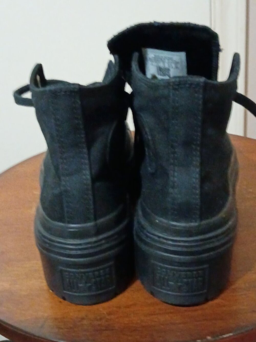 Converse Chuck Taylor Lugged Platform High Top Black Women's Size 7 Mens Size 5 - Picture 10 of 13